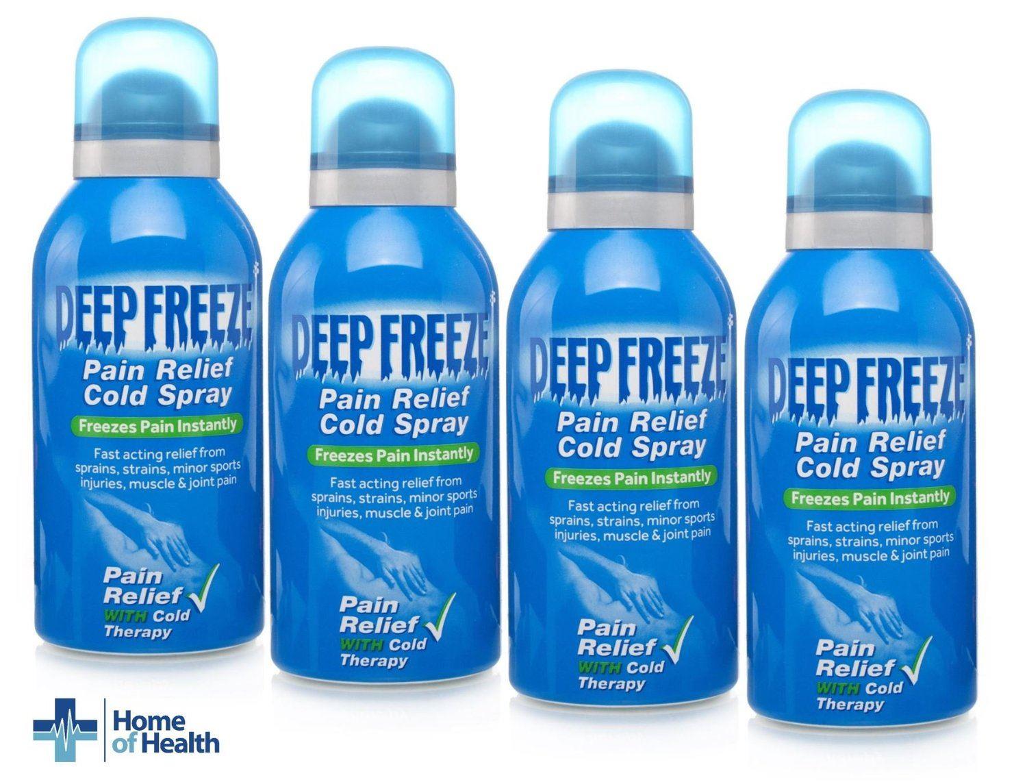 Deep Freeze Cold Spray 150ml **4 PACK DEAL** Health Supply