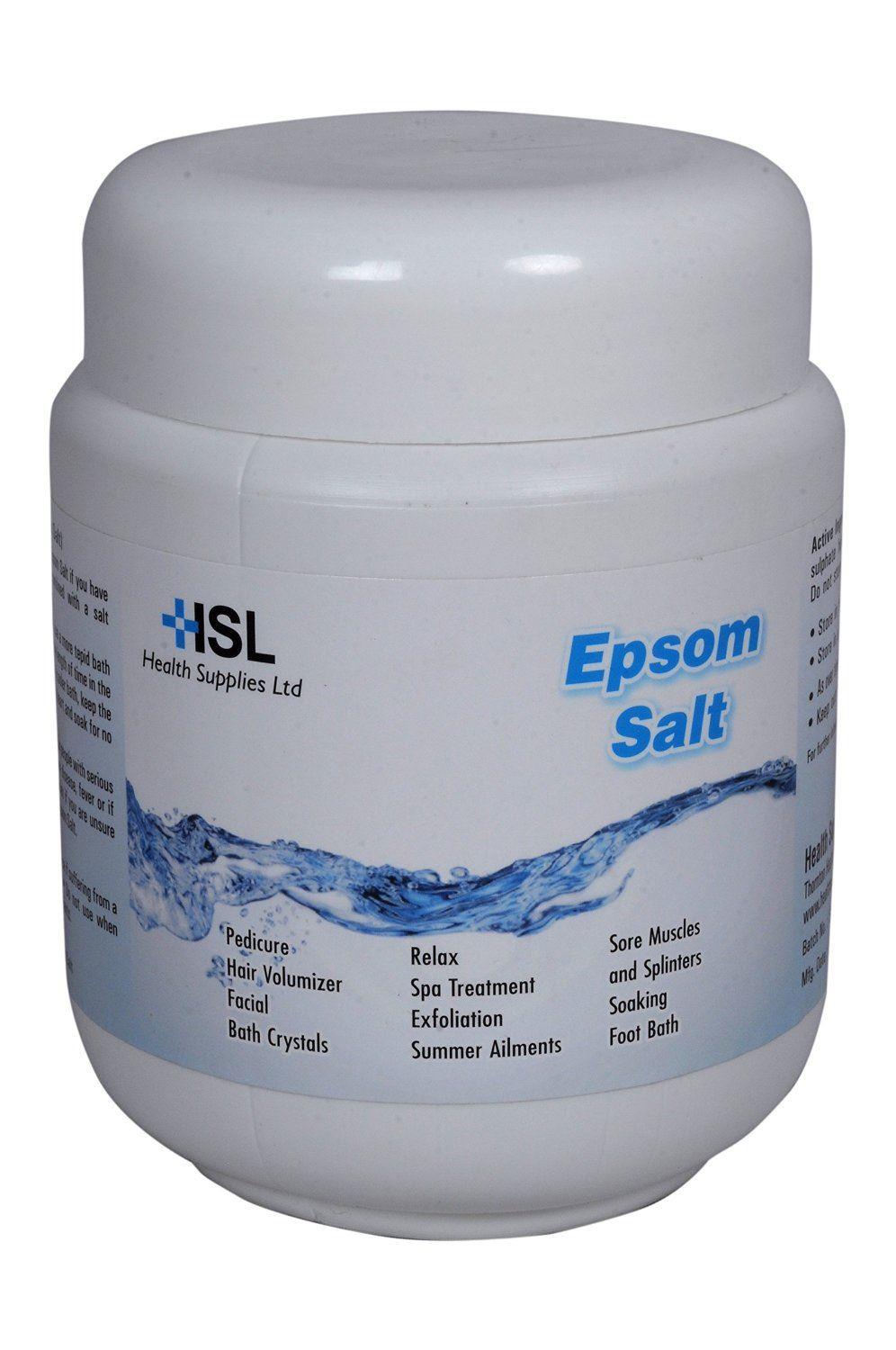 Epsom Salts 1 kg (Magnesium Sulphate Salt) Bath Sa… Health Supply