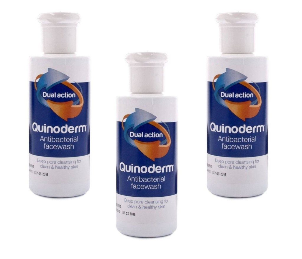 Quinoderm Face Wash 150ml x 3 Bottles Health Supply