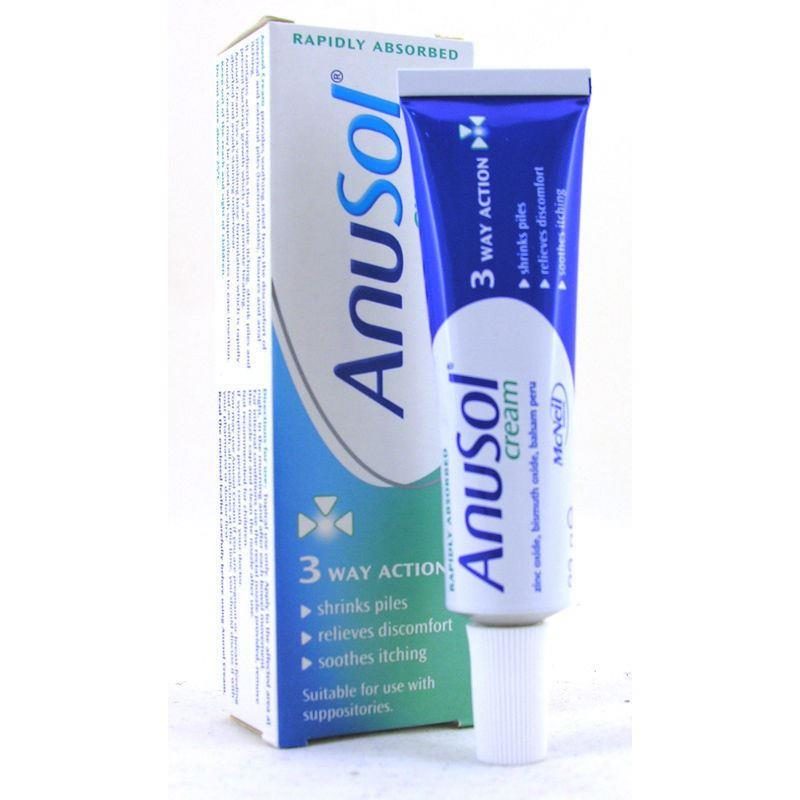 Anusol Cream 43g (Large Tube) Haemorrhoids/Piles Health Supply