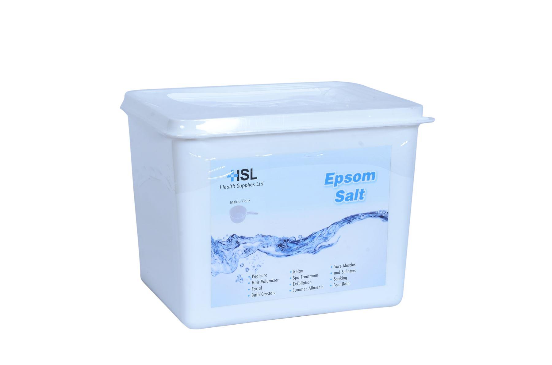 Epsom Salts 3kg (Magnesium Sulphate Salt) Bath Sal… Health Supply